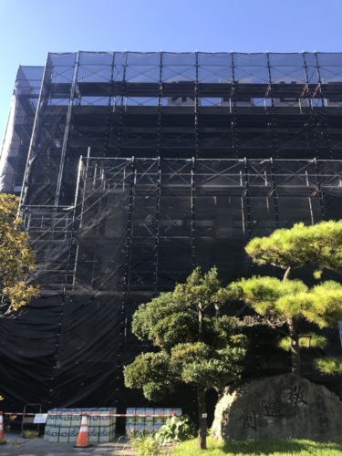 【リニューアル工事 施工事例】首里東高校外壁補修工事